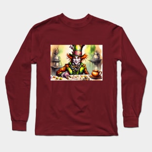 Mad Hatter Tea Long Sleeve T-Shirt